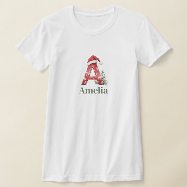 Buchstabe A Personalisiert T-Shirt (Ablage )