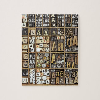 Buchstabe A Puzzle