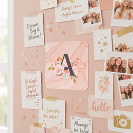 Buchstabe A Quadratischer Aufkleber