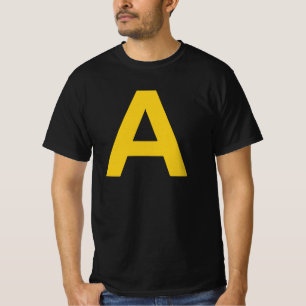 Buchstabe A S T Lustiges Halloween-Gruppenkostüm E T-Shirt