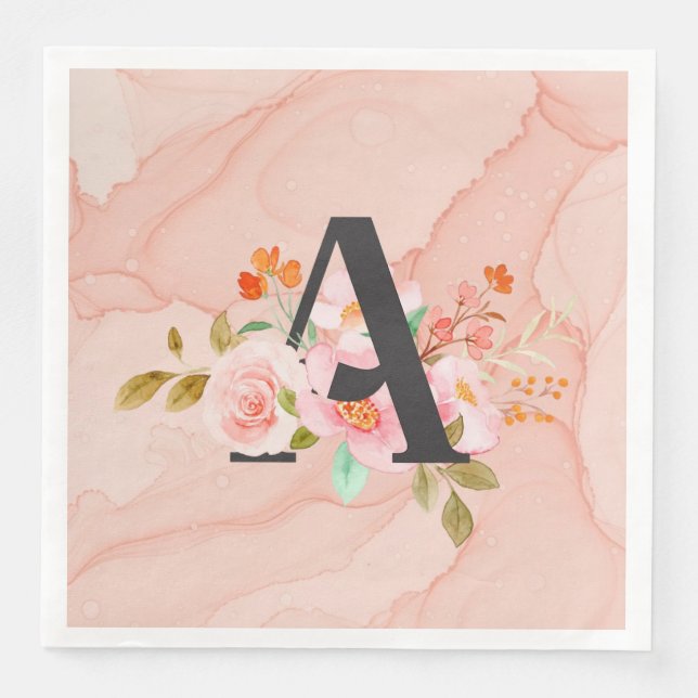 Buchstabe A Serviette (Vorderseite)