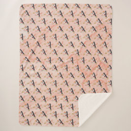 Buchstabe A Sherpadecke