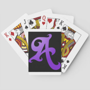 Buchstabe A Spielkarten