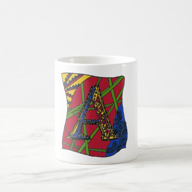 Buchstabe "A" Tasse (Mittel)