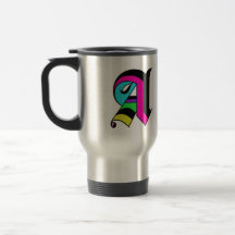 Buchstabe "A" Tasse für den Reisekaffee