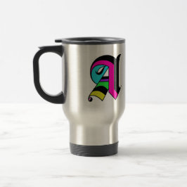 Buchstabe "A" Tasse für den Reisekaffee