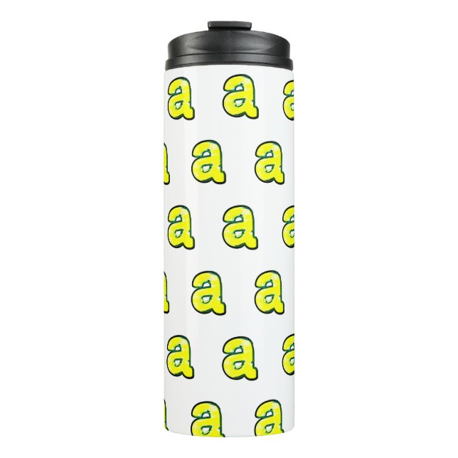 Buchstabe "a" thermosbecher (Vorderseite)