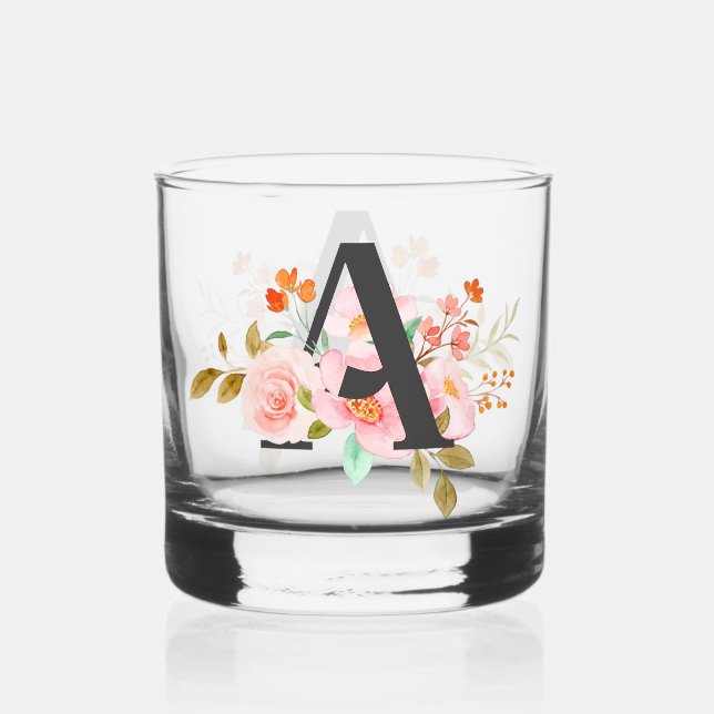 Buchstabe A Whiskyglas (Vorderseite)