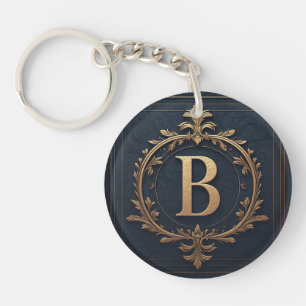 ⚜️ Buchstabe B Anfangs-Geschenk für Männer 🔑 Schlüsselanhänger
