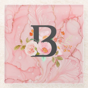 Buchstabe B Glasuntersetzer