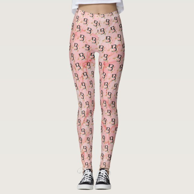 Buchstabe B Leggings (Vorderseite)