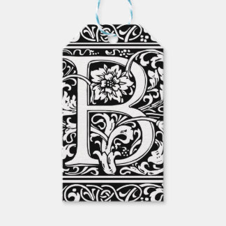 Buchstabe B Mittelalterliche Monogramm Jugendstil Geschenkanhänger
