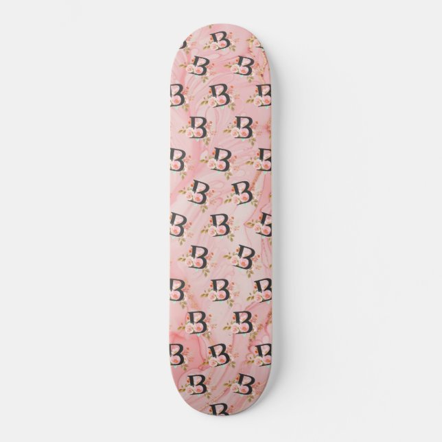 Buchstabe B Skateboard (Vorderseite)