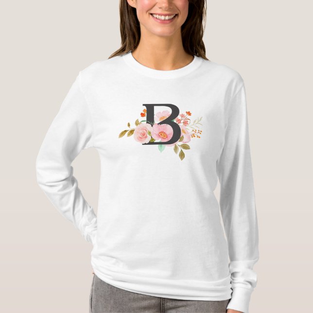 Buchstabe B T-Shirt (Vorderseite)