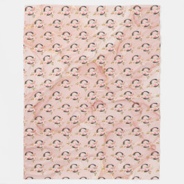 Buchstabe C Fleecedecke