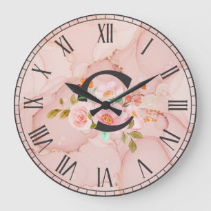 Buchstabe C Große Wanduhr