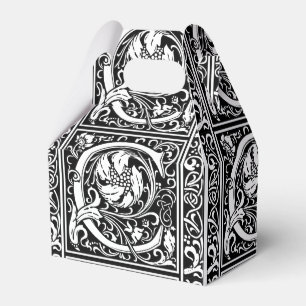 Buchstabe C Mittelalterliche Monogramm-Kunst Art N Geschenkschachtel