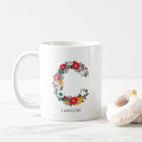 Buchstabe C | Monogramm-I-Tasse für den Blasenbrie