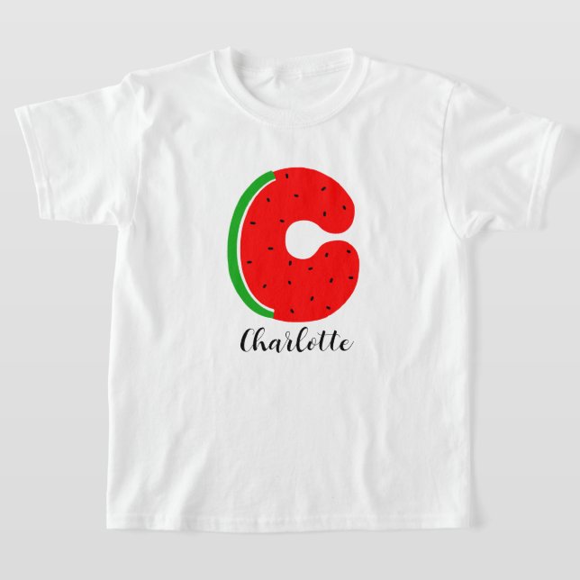Buchstabe C Name T - Shirt, Individuelle Name Wate T-Shirt (Ablage )