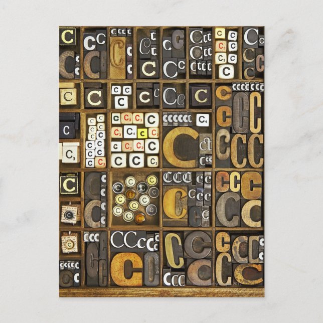Buchstabe C Postkarte (Vorderseite)