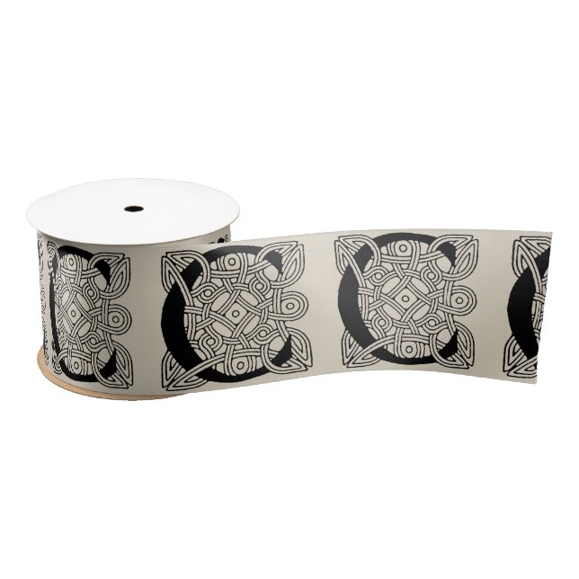 Buchstabe C Vintage Knotentonografie Satinband (Spule)