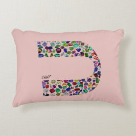 Buchstabe 'CHAF' Dekokissen