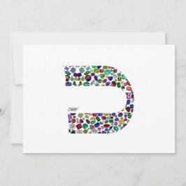 Buchstabe 'CHAF' Einladung