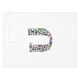 Buchstabe 'CHAF' Tischdecke