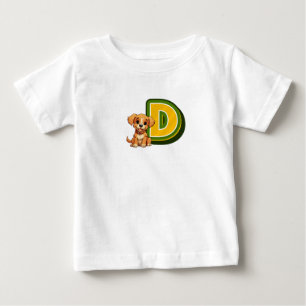 Buchstabe D Baby T-shirt