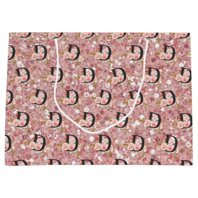 Buchstabe D Große Geschenktüte (Vorderseite)