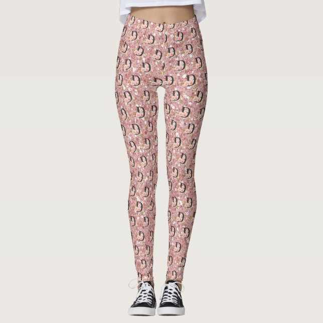Buchstabe D Leggings (Vorderseite)