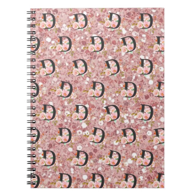 Buchstabe D Notizblock (Vorderseite)