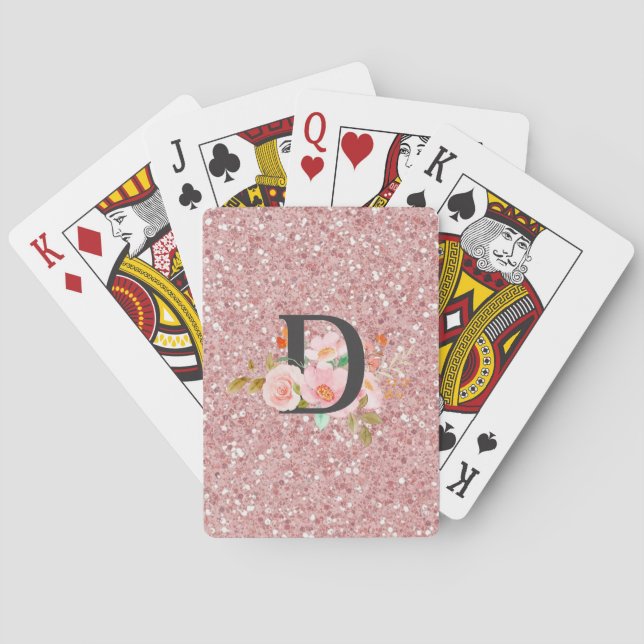 Buchstabe D Spielkarten (Rückseite)