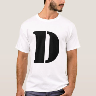 Buchstabe D T-Shirt