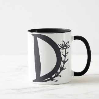 Buchstabe D Tasse