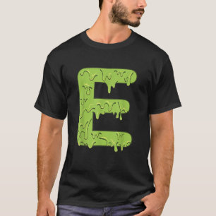 Buchstabe E Alphabet Initialen Halloween Kostümkid T-Shirt