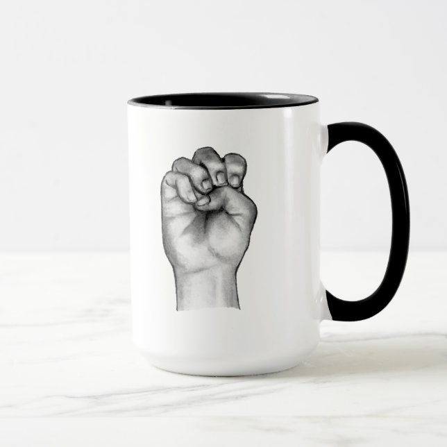 Buchstabe E: Amerikanische Gebärdensprache: Tasse (Rechts)
