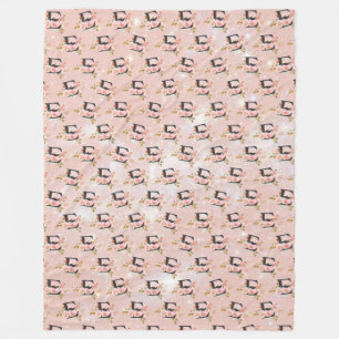 Buchstabe E Fliesblanket Fleecedecke