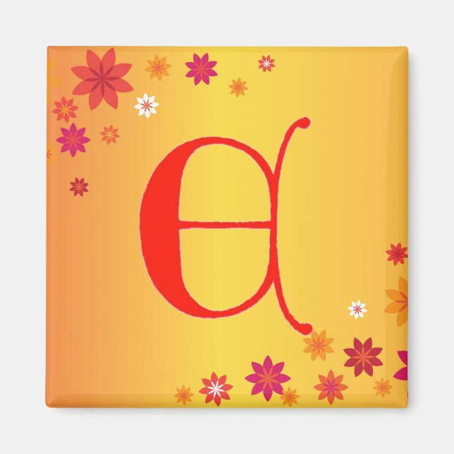 Buchstabe E Magnet (Vorne)