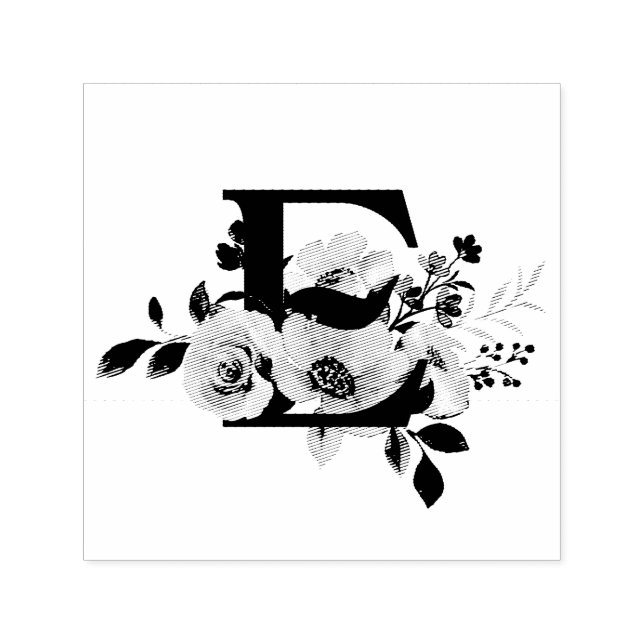 Buchstabe E Permastempel (Design)