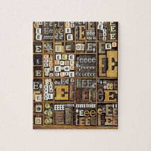 Buchstabe E Puzzle