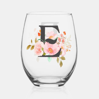 Buchstabe E Stielloser Weinglas Ohne Stiel