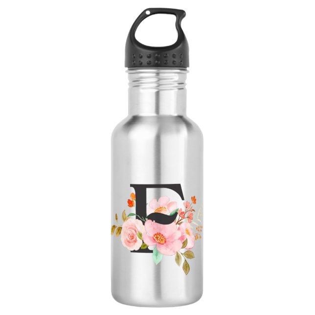 Buchstabe F Edelstahlflasche (Vorderseite)