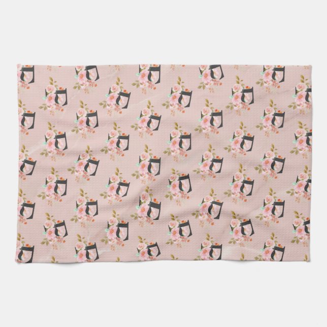 Buchstabe F Geschirrtuch (Horizontal)