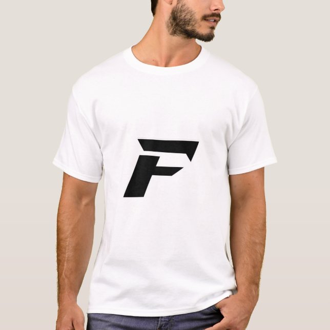 Buchstabe F Maßgeschneidertes T-Shirt (Vorderseite)