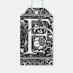 Buchstabe F Mittelalterliche Monogramm-Kunst Art N Geschenkanhänger