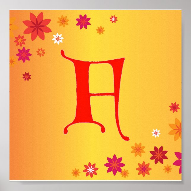 Buchstabe F Poster (Vorne)