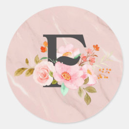 Buchstabe F Runder Aufkleber