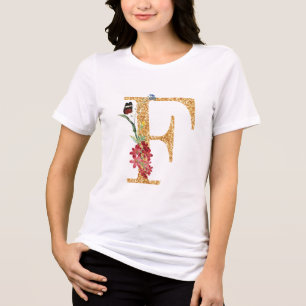 Buchstabe f Tri-Blend shirt