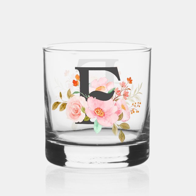 Buchstabe F Whiskyglas (Vorderseite)